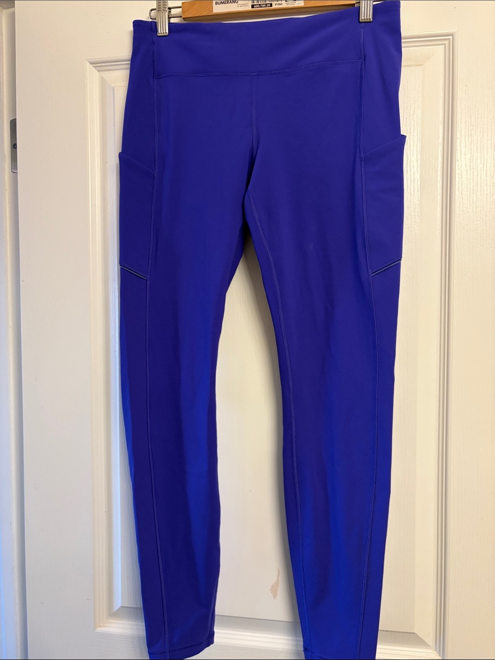 EUC lululemon athletica Bold Violet High-Rise Leggings with Side Pockets